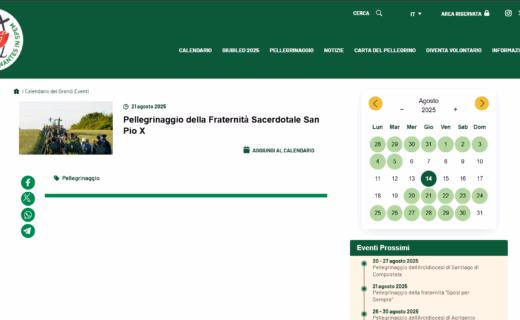 Site ofical do Jubileu lista a FSSPX